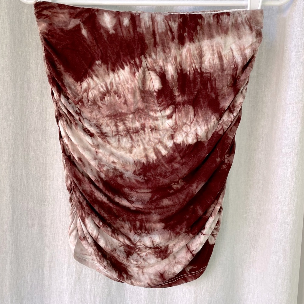 Tie dye mini skirt, Medium